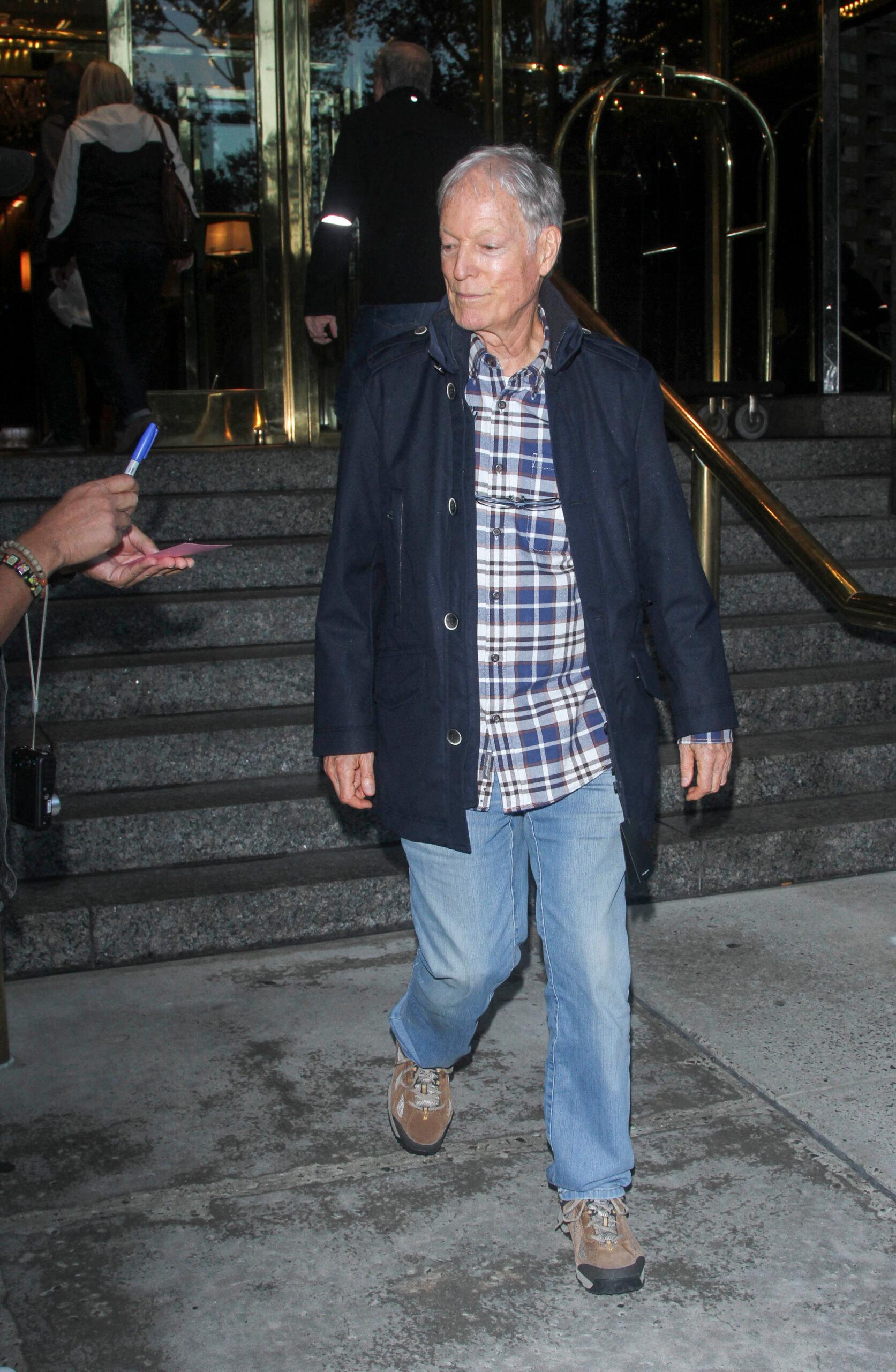 Richard Chamberlain walking