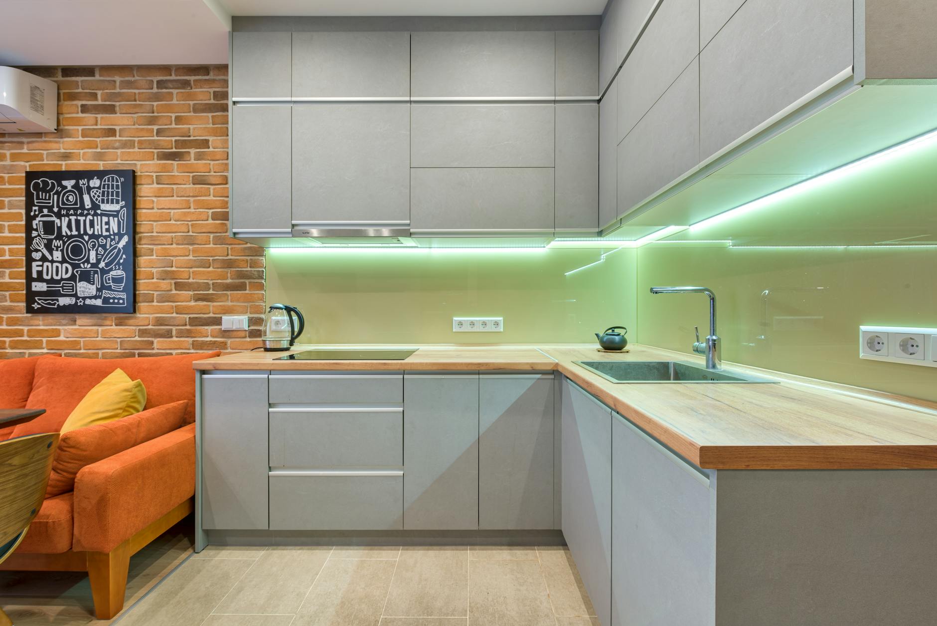 Modern kitchen with open design suitable for multi-generational family living