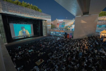Cannes Palme d’Or Buzz Is Shifting Toward African Cinema Audience gathered at an international film festival screening