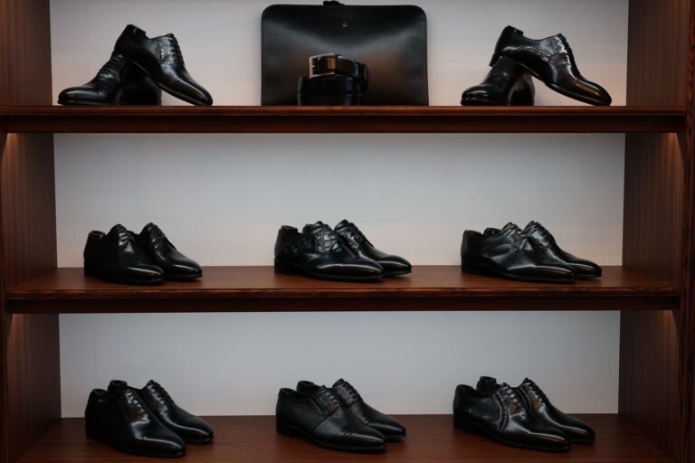 Bottega Veneta’s New Shoes Are Edging Out the Ballet Flat Close-up of elegant structured luxury shoes on a neutral background