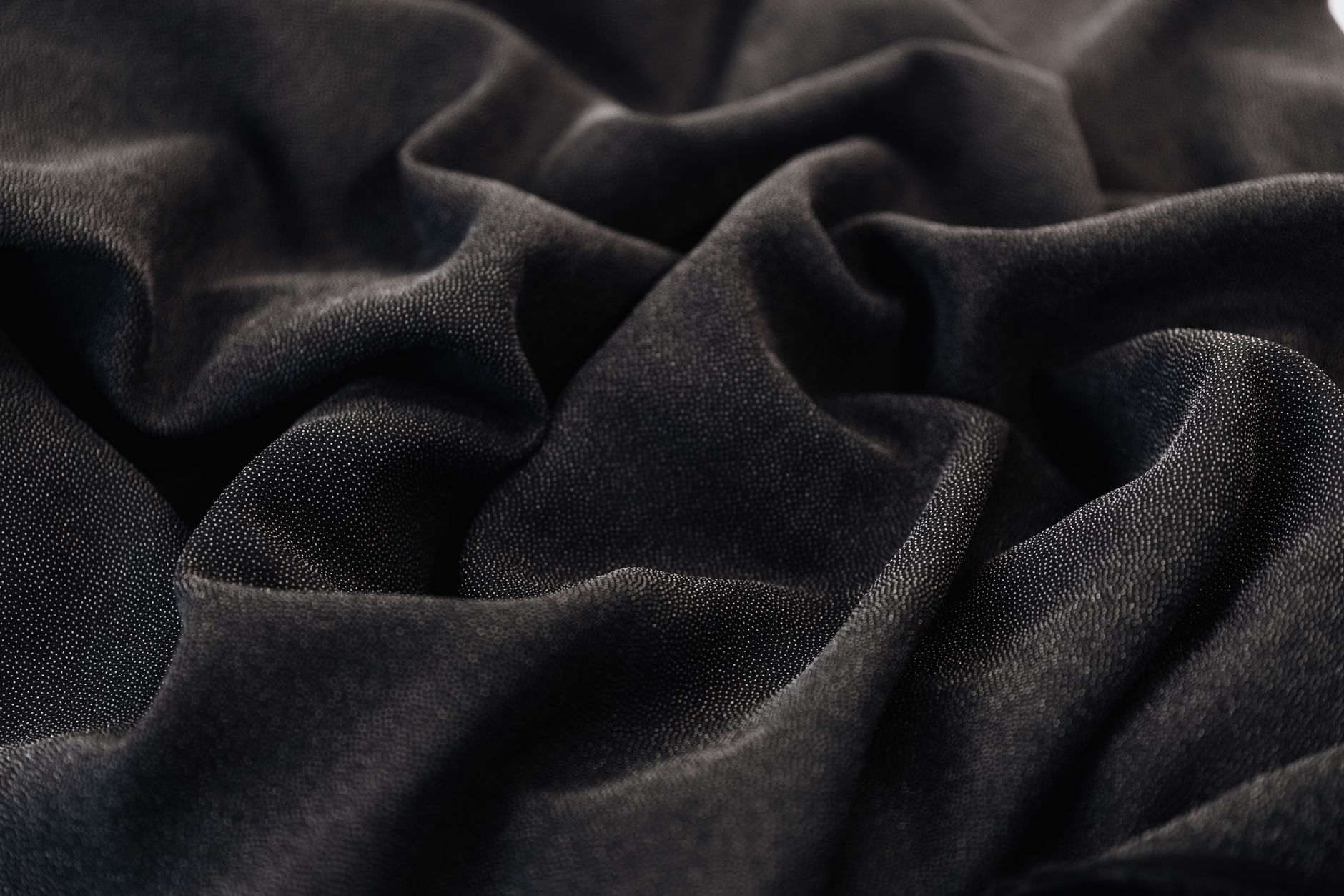 Close-up of fine fabric detail on a high-end garment