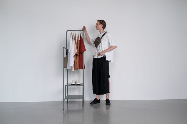 Helmut Lang’s Archive Is Quietly Pulling Resale Markets Upward Minimalist fashion garments displayed on a clean rack, representing archival designer clothing