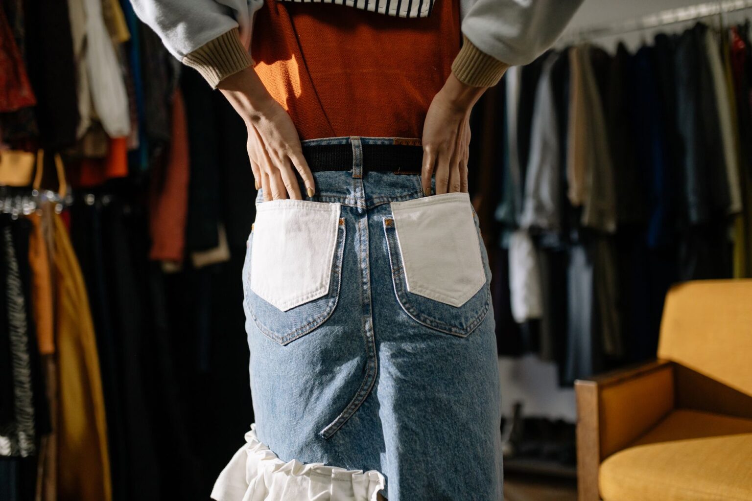 Dries Van Noten’s Archive Is Quietly Commanding Resale Premiums Rows of archival designer garments hanging in a carefully organized fashion collection