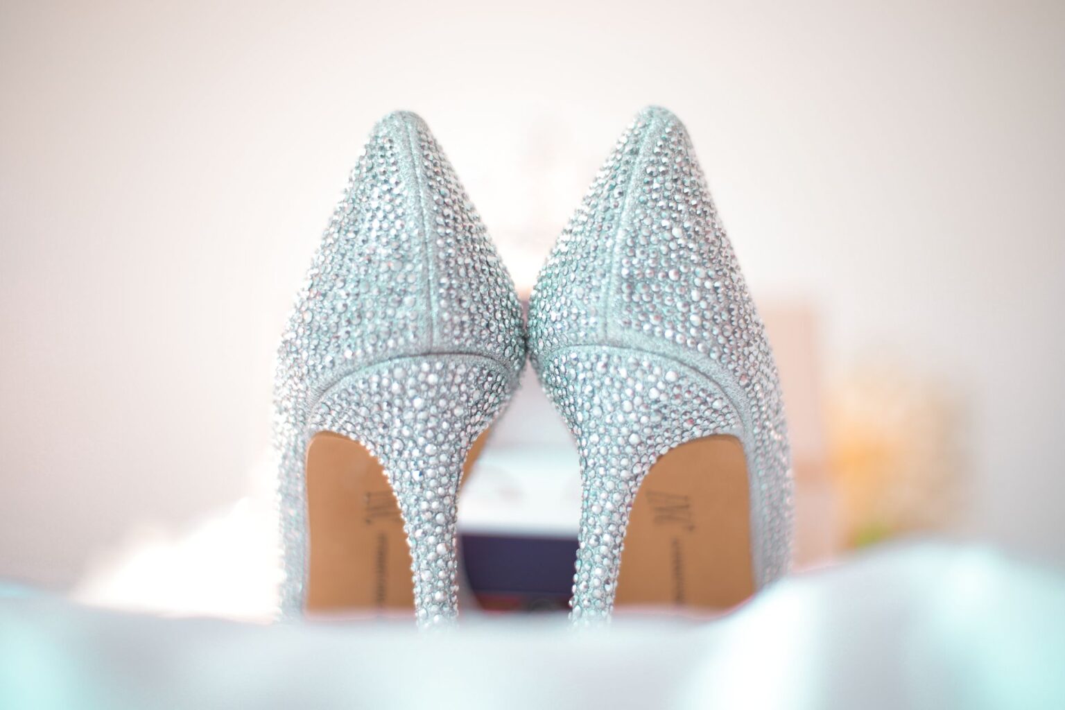 Classic pointed-toe high heel pumps on a neutral background